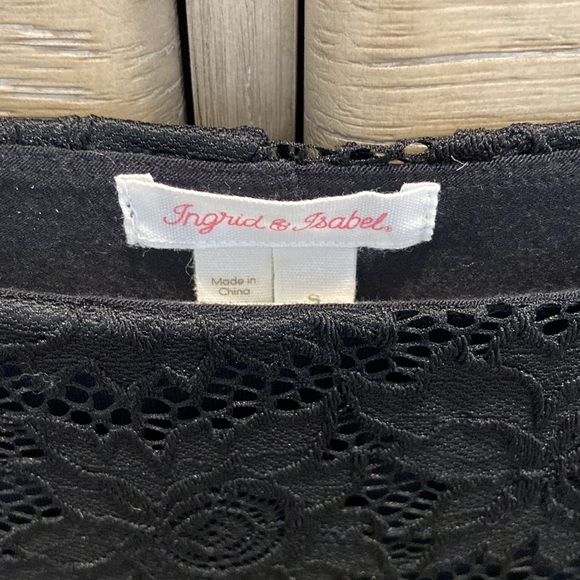 Ingrid and Isabel black, lace, maternity dress - Picture 2 of 3